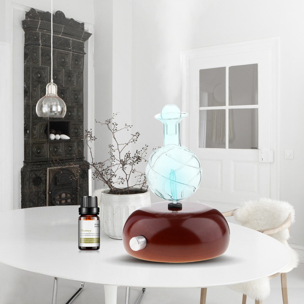 Wood Cold Spray Nebulizing Diffuser Wood Grain Glass Mini Aromatherapy Machine Automatic Aerosol Dispenser Fragrant Wood Cold Spray Nebulizing Diffuser Wood Grain Glass Mini Aromatherapy Machine Automatic Aerosol Dispenser Fragrant