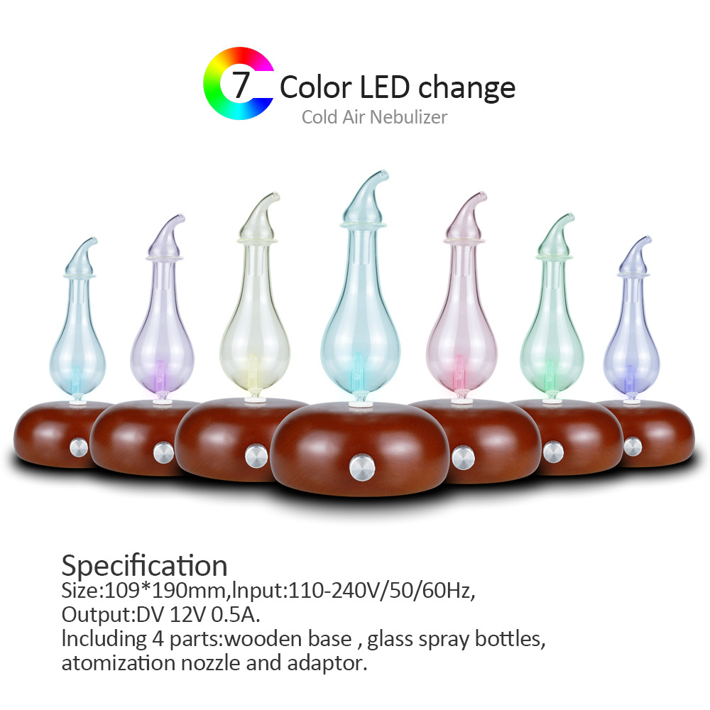 Nebulizing Solid Wood Essential Oil Ultrasonic Aroma Diffuser Automatic Hotel Aerosol Dispenser Home Cold Fragrance Instrument Gift Cachin