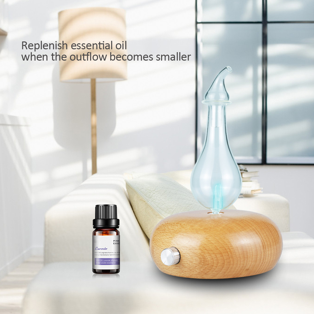 Nebulizing Solid Wood Essential Oil Ultrasonic Aroma Diffuser Automatic Hotel Aerosol Dispenser Home Cold Fragrance Instrument Gift Cachin