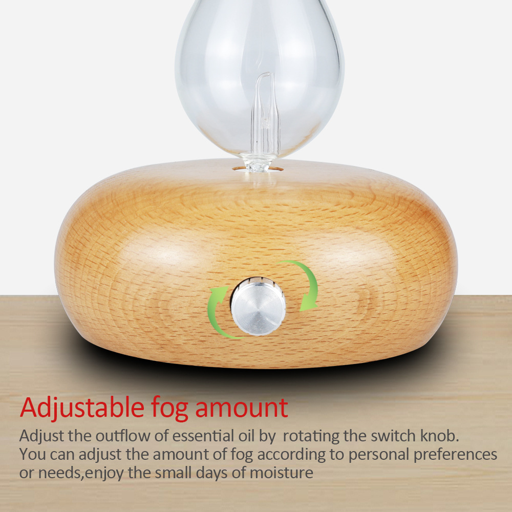 Nebulizing Solid Wood Essential Oil Ultrasonic Aroma Diffuser Automatic Hotel Aerosol Dispenser Home Cold Fragrance Instrument Gift Cachin