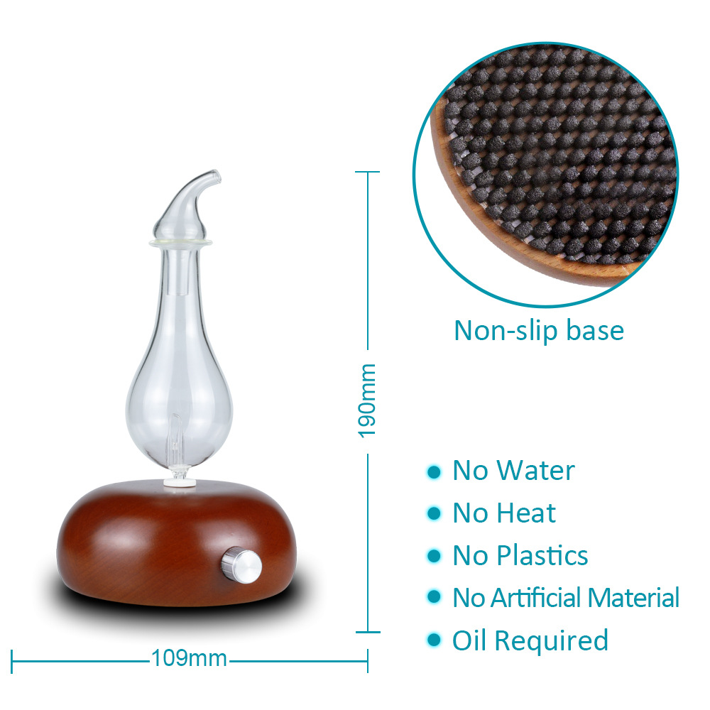 Nebulizing Solid Wood Essential Oil Ultrasonic Aroma Diffuser Automatic Hotel Aerosol Dispenser Home Cold Fragrance Instrument Gift Cachin