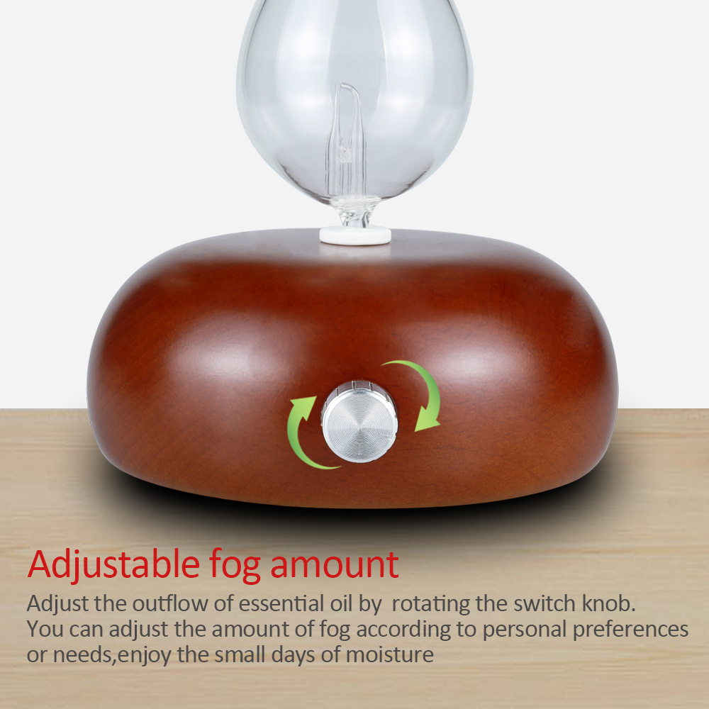 Nebulizing Solid Wood Essential Oil Ultrasonic Aroma Diffuser Automatic Hotel Aerosol Dispenser Home Cold Fragrance Instrument Gift Cachin