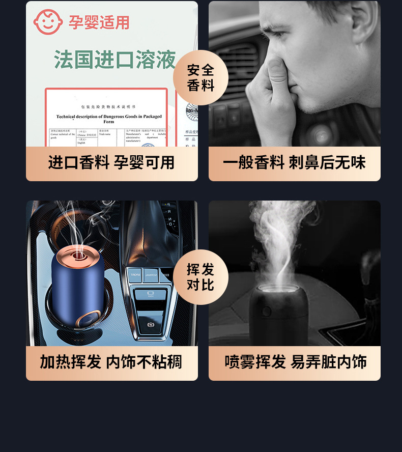Household Mini Aroma Diffuser Mute Automatic Nebulizing Diffuser Atomization Humidifier Hotel Toilet Deodorant and Fragrant Aerosol Dispenser
