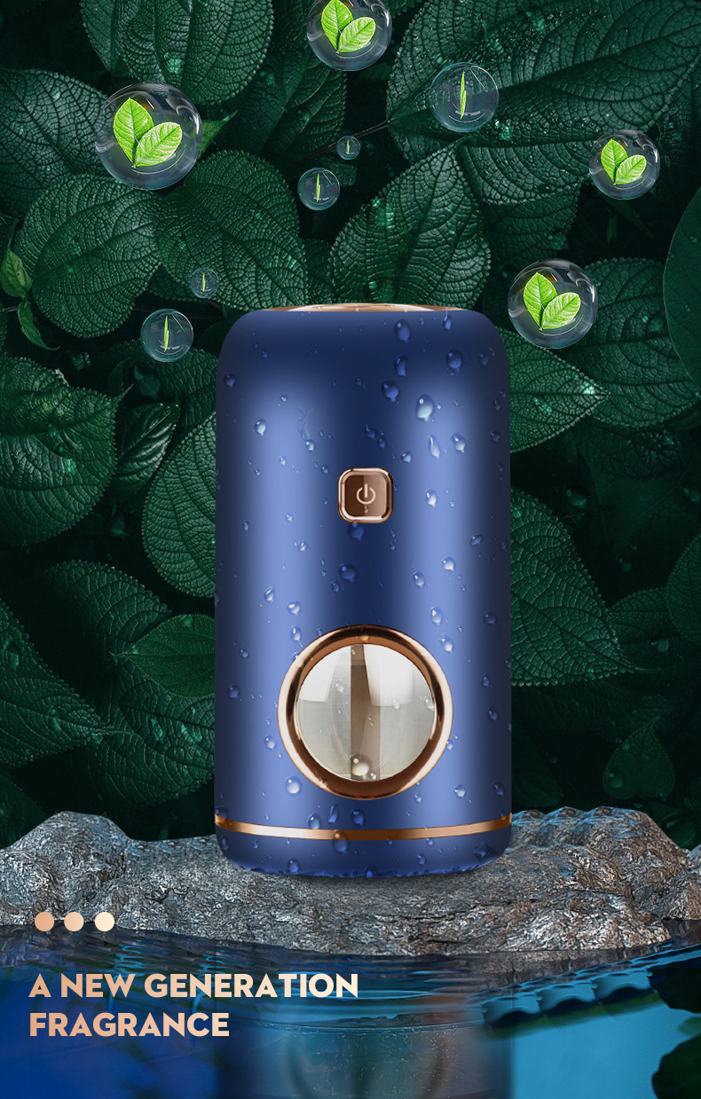 Household Mini Aroma Diffuser Mute Automatic Nebulizing Diffuser Atomization Humidifier Hotel Toilet Deodorant and Fragrant Aerosol Dispenser