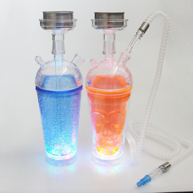 New Jelly Hookah Factory Exclusive Supply Acrylic Hookah LED Light-Emitting Hookah Set