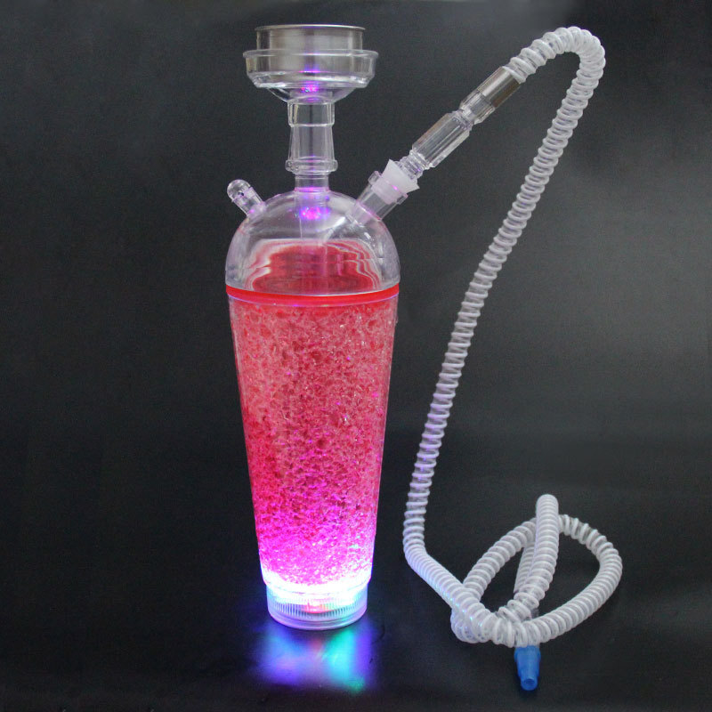 New Jelly Hookah Factory Exclusive Supply Acrylic Hookah LED Light-Emitting Hookah Set
