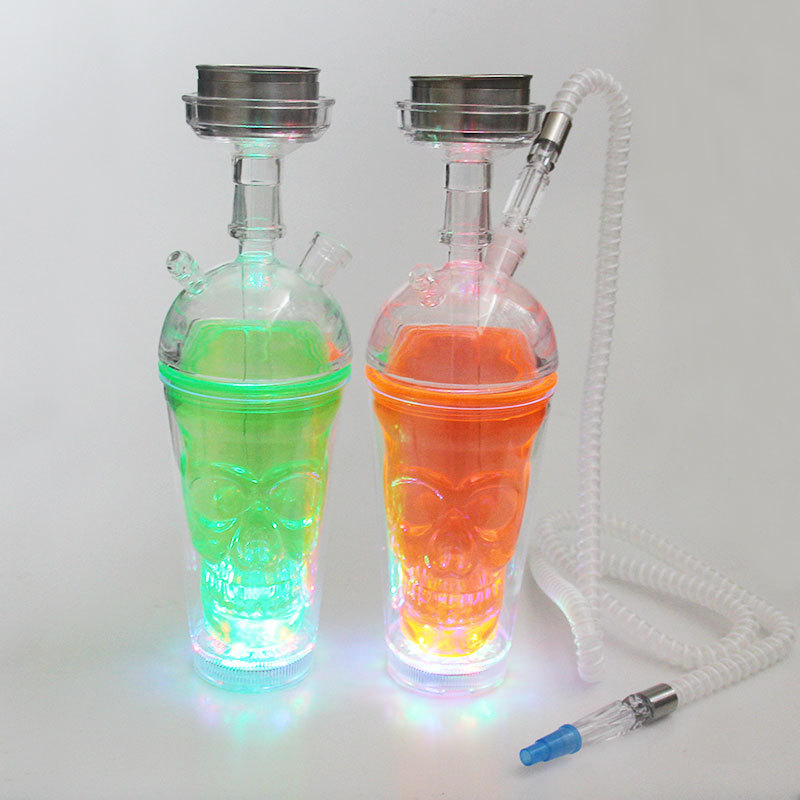 New Jelly Hookah Factory Exclusive Supply Acrylic Hookah LED Light-Emitting Hookah Set New Jelly Hookah Factory Exclusive Supply Acrylic Hookah LED Light-Emitting Hookah Set