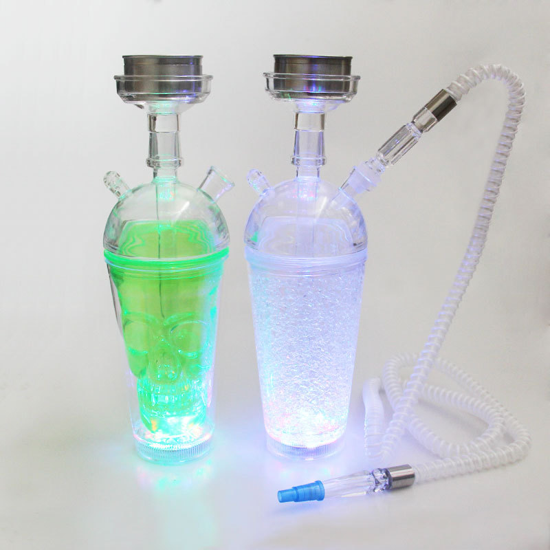 New Jelly Hookah Factory Exclusive Supply Acrylic Hookah LED Light-Emitting Hookah Set New Jelly Hookah Factory Exclusive Supply Acrylic Hookah LED Light-Emitting Hookah Set