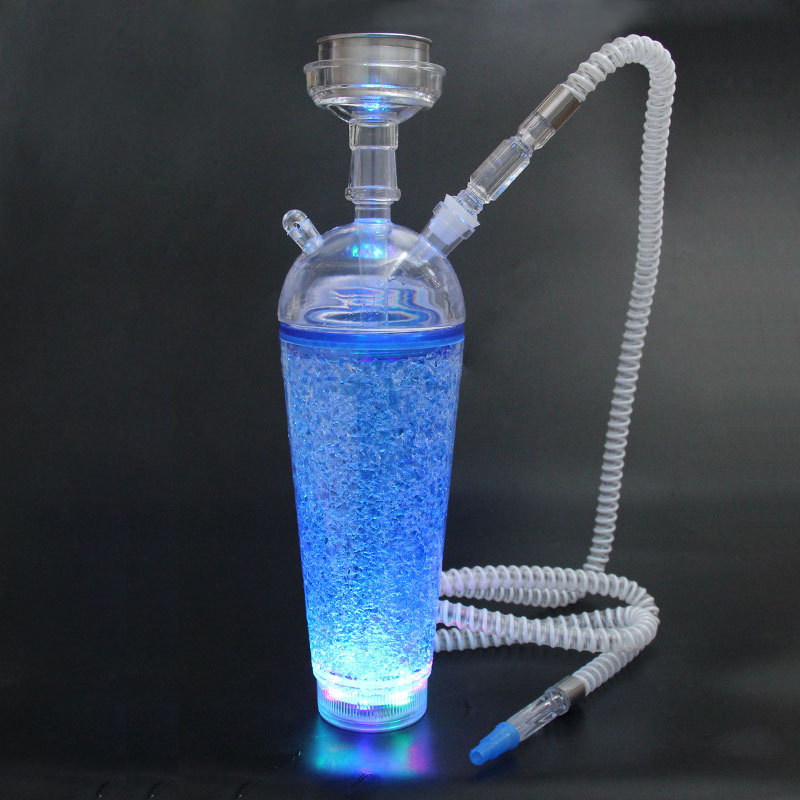 New Jelly Hookah Factory Exclusive Supply Acrylic Hookah LED Light-Emitting Hookah Set New Jelly Hookah Factory Exclusive Supply Acrylic Hookah LED Light-Emitting Hookah Set