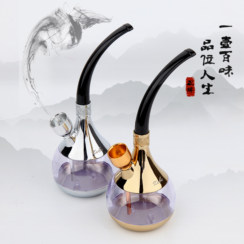 Zobo Genuine ZB-505 Glass Shisha Hookah Personalized Hookah Pipe Cut Tobacco Cigarette Dual-Use Cigarette Filter