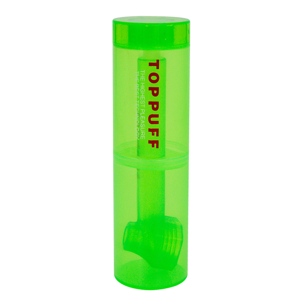 New Plastic Hookah Pipe Toppuff with Barrel Washable Pipe Wholesale Hookah Pipe