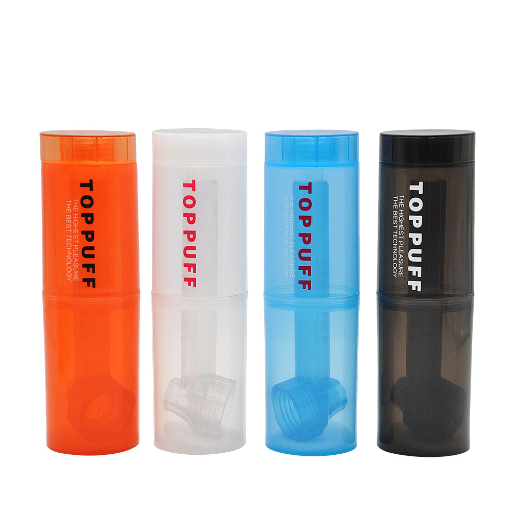 New Plastic Hookah Pipe Toppuff with Barrel Washable Pipe Wholesale Hookah Pipe