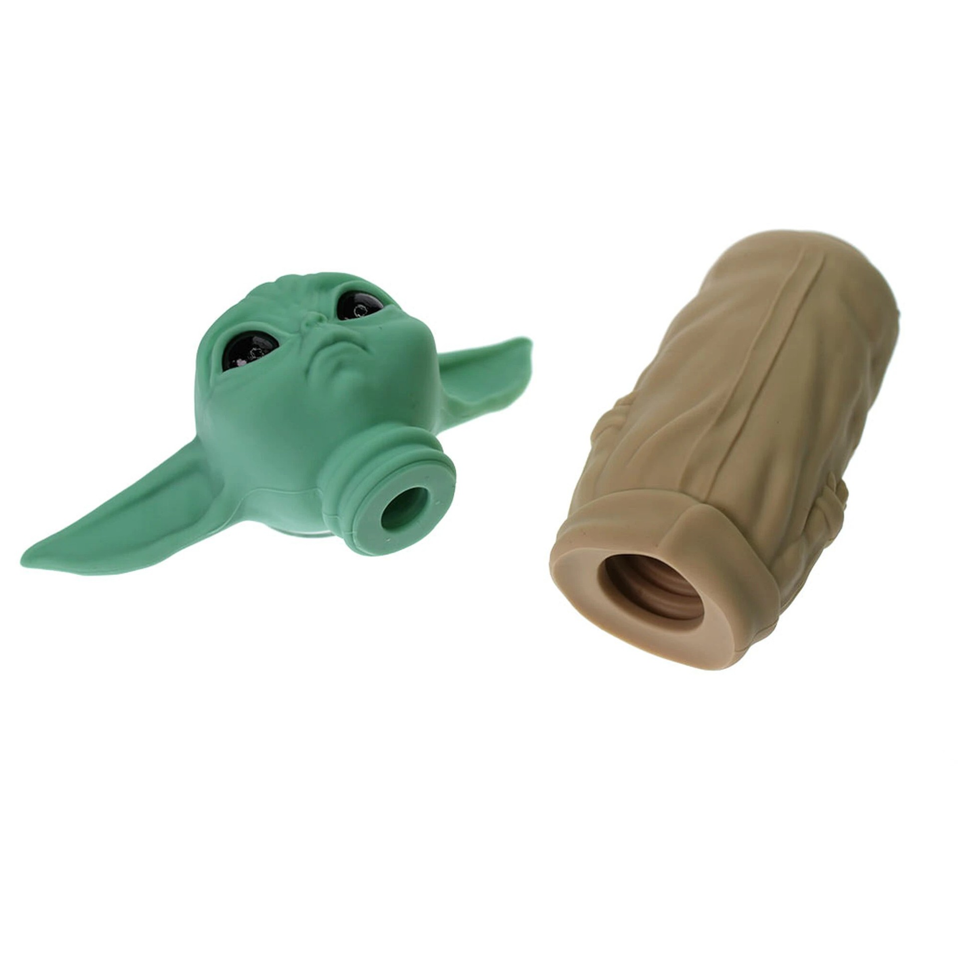 Cross-Border New Yoda Pipe Alien Silicone Shisha Hookah Star Wars Yoda Baby Pipe Spot