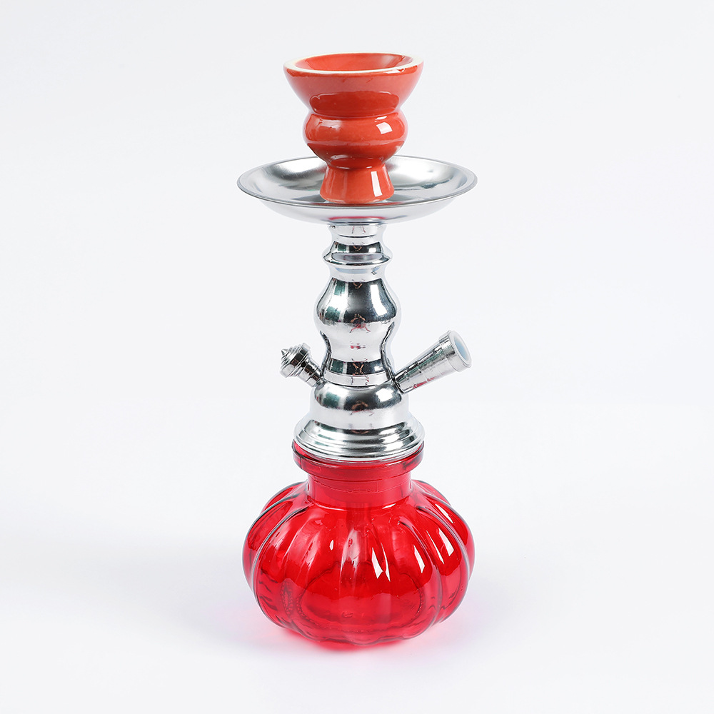 Cross-Border Hot Selling Shisha Hookah Arab Hookah Small Iron Single and Double Tube Bar Hookah Set Cross-Border Hot Selling Shisha Hookah Arab Hookah Small Iron Single and Double Tube Bar Hookah Set