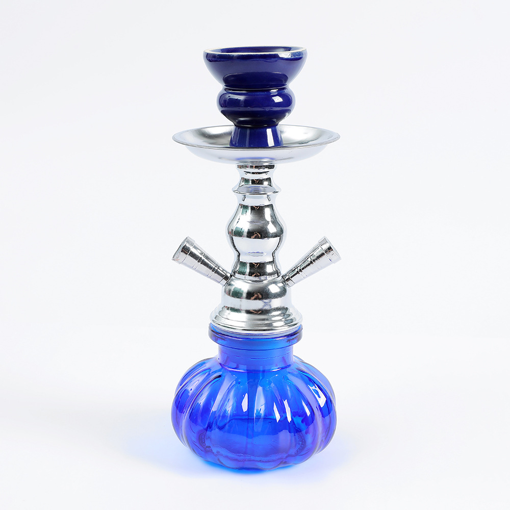 Cross-Border Hot Selling Shisha Hookah Arab Hookah Small Iron Single and Double Tube Bar Hookah Set Cross-Border Hot Selling Shisha Hookah Arab Hookah Small Iron Single and Double Tube Bar Hookah Set