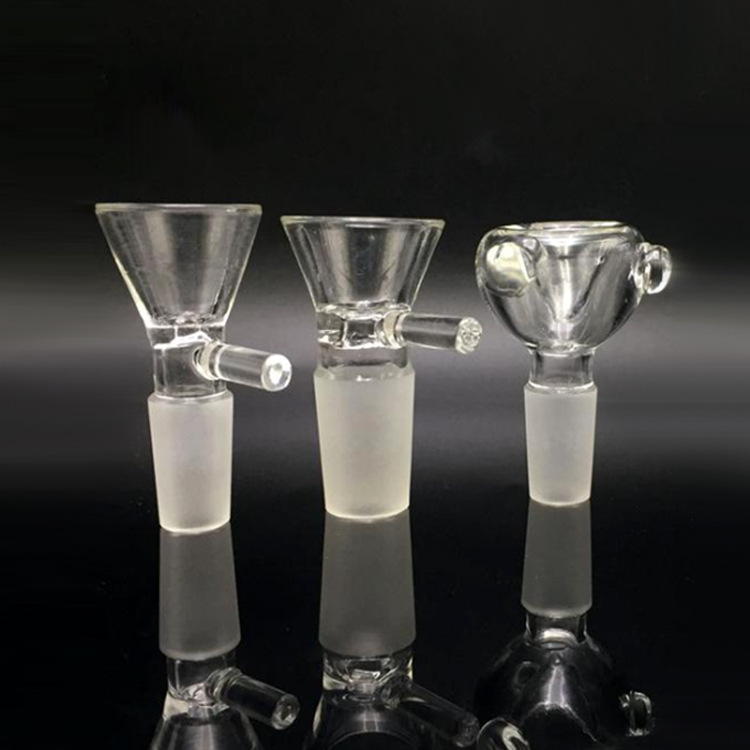 Spot Goods Glass Tobacco Pipe Glass Smoking Set Glass Shisha Hookah Cigarette Holder Smoke Pipe Accessories 14 Male 19 Male Glass Shisha Hookah