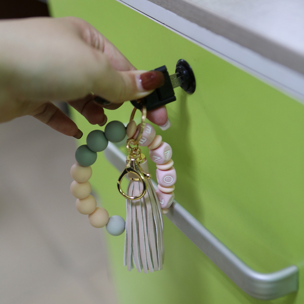 Bracelet Wrist Keychain Foreign Trade Amazon Pu Tassel Card Bag Silicone Fashion Bracelet Bracelet Key Ring Bracelet Wrist Keychain Foreign Trade Amazon Pu Tassel Card Bag Silicone Fashion Bracelet Bracelet Key Ring