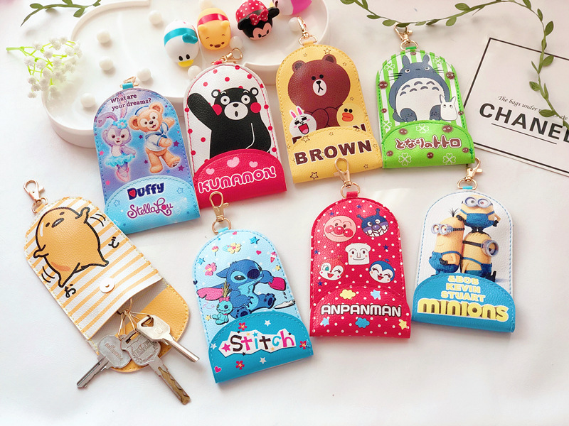 New Cute Cartoon Melody Retractable Key Ring Card Holder Snoopy Stretch Key Cover Card Holder Bus Card Holder New Cute Cartoon Melody Retractable Key Ring Card Holder Snoopy Stretch Key Cover Card Holder Bus Card Holder