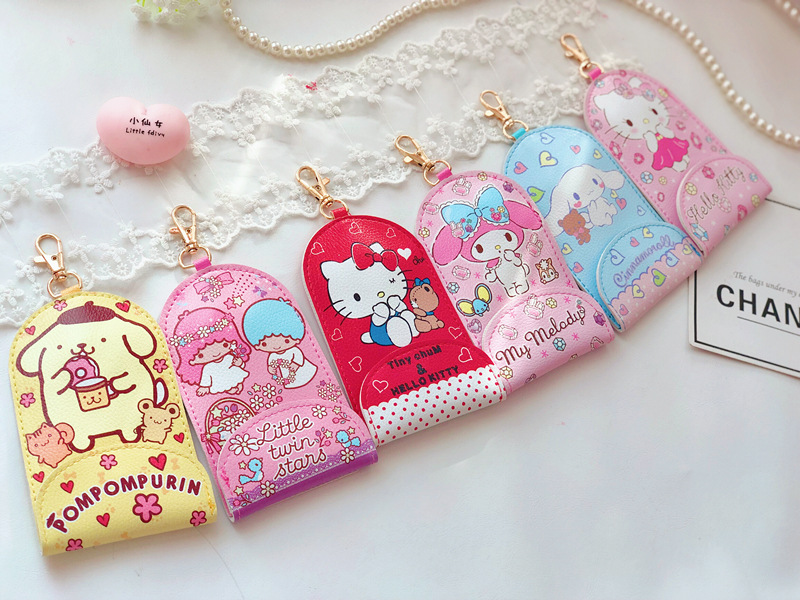 New Cute Cartoon Melody Retractable Key Ring Card Holder Snoopy Stretch Key Cover Card Holder Bus Card Holder New Cute Cartoon Melody Retractable Key Ring Card Holder Snoopy Stretch Key Cover Card Holder Bus Card Holder