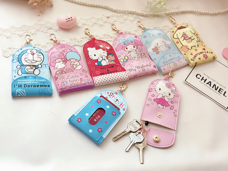 New Cute Cartoon Melody Retractable Key Ring Card Holder Snoopy Stretch Key Cover Card Holder Bus Card Holder New Cute Cartoon Melody Retractable Key Ring Card Holder Snoopy Stretch Key Cover Card Holder Bus Card Holder