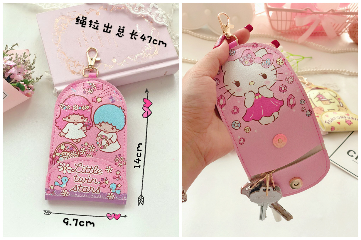 New Cute Cartoon Melody Retractable Key Ring Card Holder Snoopy Stretch Key Cover Card Holder Bus Card Holder New Cute Cartoon Melody Retractable Key Ring Card Holder Snoopy Stretch Key Cover Card Holder Bus Card Holder