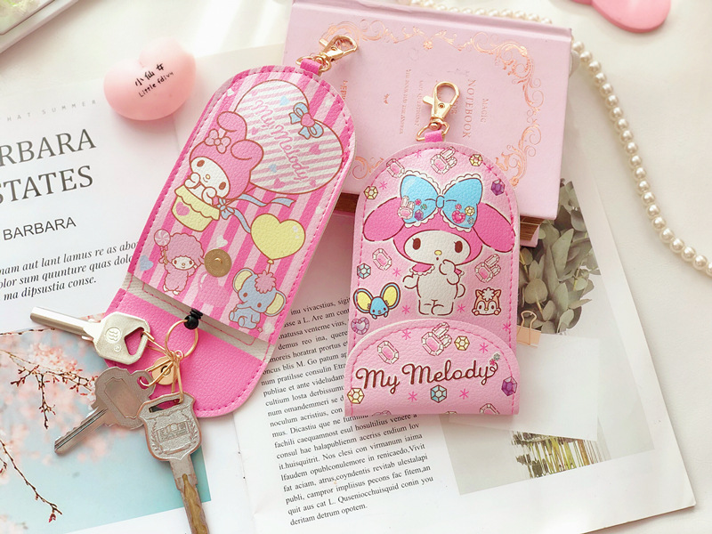 New Cute Cartoon Melody Retractable Key Ring Card Holder Snoopy Stretch Key Cover Card Holder Bus Card Holder New Cute Cartoon Melody Retractable Key Ring Card Holder Snoopy Stretch Key Cover Card Holder Bus Card Holder