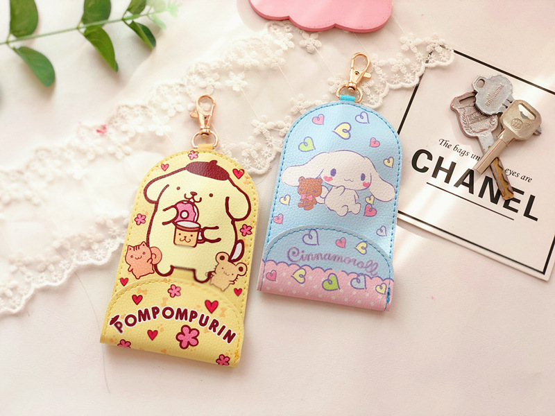 New Cute Cartoon Melody Retractable Key Ring Card Holder Snoopy Stretch Key Cover Card Holder Bus Card Holder New Cute Cartoon Melody Retractable Key Ring Card Holder Snoopy Stretch Key Cover Card Holder Bus Card Holder