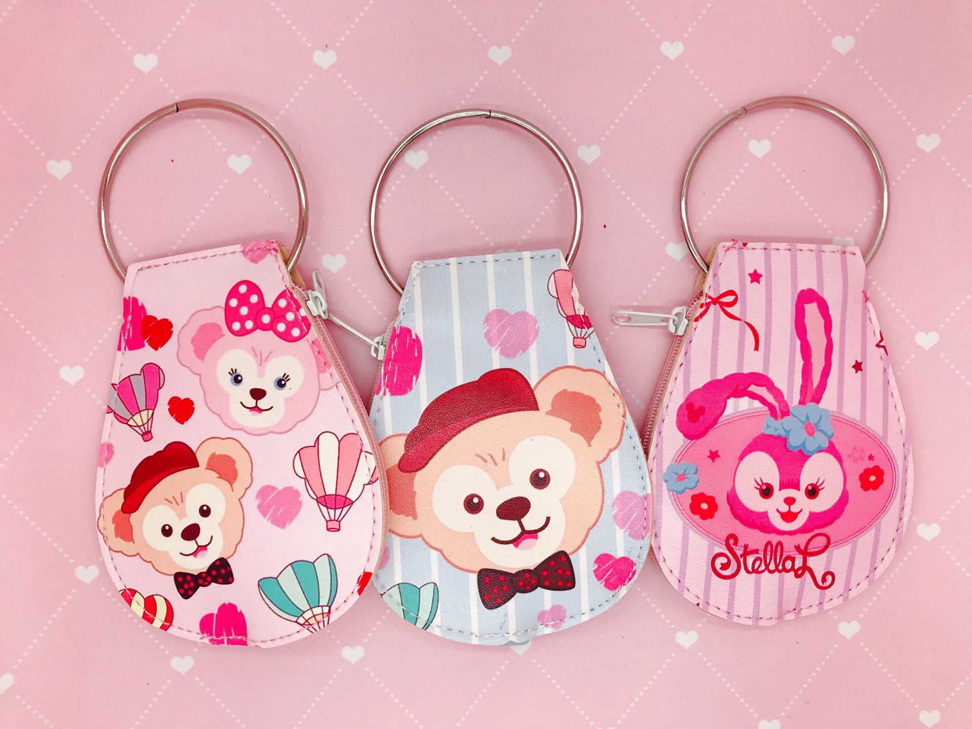 New Creative Cartoon Phone Key Case Coin Purse Card Holder Car Key Case Key Storage Bag Factory Wholesale