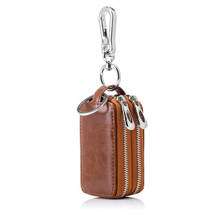 Fashion Simple Multifunctional Car Key Case Men's Genuine Leather Large Capacity Cowhide Women's Key Bag New Card Holder Fashion Simple Multifunctional Car Key Case Men's Genuine Leather Large Capacity Cowhide Women's Key Bag New Card Holder