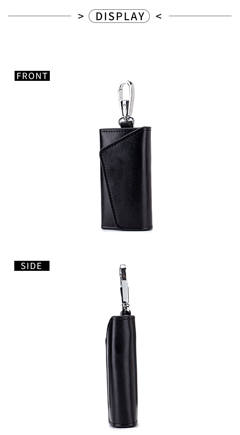 Fashion Simple Multifunctional Car Key Case Men's Genuine Leather Large Capacity Cowhide Women's Key Bag New Card Holder Fashion Simple Multifunctional Car Key Case Men's Genuine Leather Large Capacity Cowhide Women's Key Bag New Card Holder