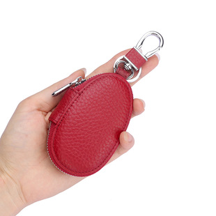 Fashion Simple Multifunctional Car Key Case Men's Genuine Leather Large Capacity Cowhide Women's Key Bag New Card Holder Fashion Simple Multifunctional Car Key Case Men's Genuine Leather Large Capacity Cowhide Women's Key Bag New Card Holder