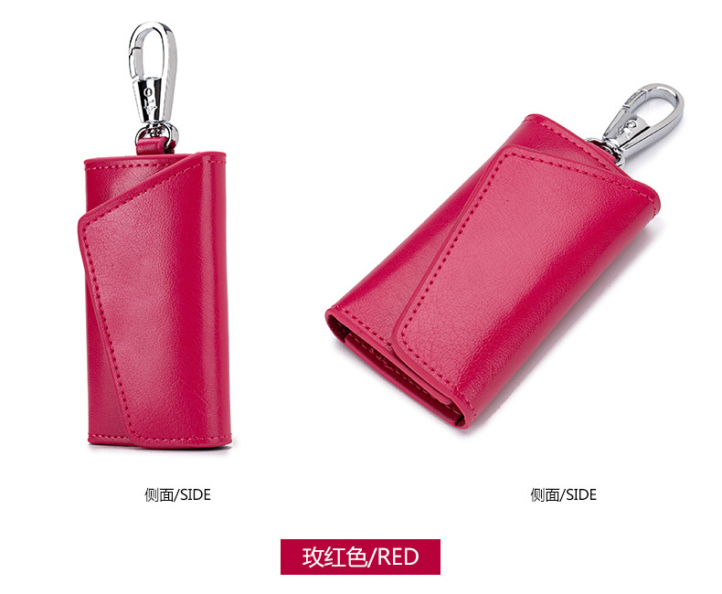 Fashion Simple Multifunctional Car Key Case Men's Genuine Leather Large Capacity Cowhide Women's Key Bag New Card Holder Fashion Simple Multifunctional Car Key Case Men's Genuine Leather Large Capacity Cowhide Women's Key Bag New Card Holder