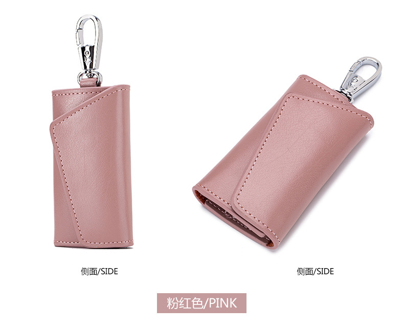 Fashion Simple Multifunctional Car Key Case Men's Genuine Leather Large Capacity Cowhide Women's Key Bag New Card Holder Fashion Simple Multifunctional Car Key Case Men's Genuine Leather Large Capacity Cowhide Women's Key Bag New Card Holder