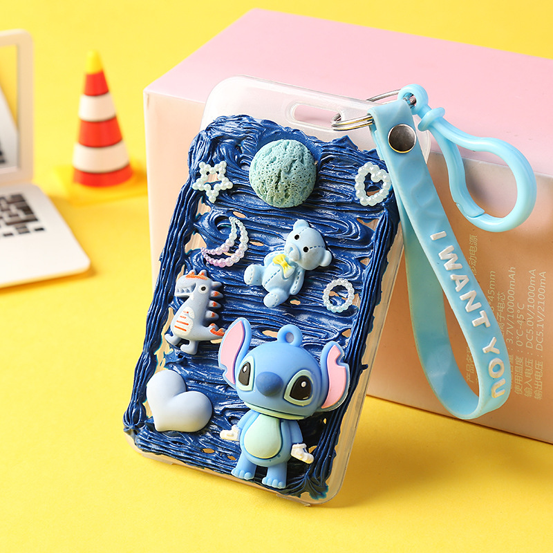 Simulation Cream Glue DIY Card Holder Homemade Material Bag Keychain Pendant Creative Handmade Parent-Child Handmade Simulation Cream Glue DIY Card Holder Homemade Material Bag Keychain Pendant Creative Handmade Parent-Child Handmade