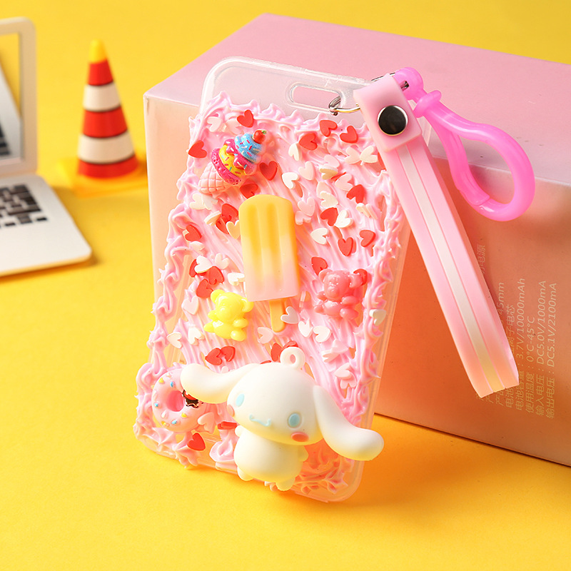 Simulation Cream Glue DIY Card Holder Homemade Material Bag Keychain Pendant Creative Handmade Parent-Child Handmade Simulation Cream Glue DIY Card Holder Homemade Material Bag Keychain Pendant Creative Handmade Parent-Child Handmade