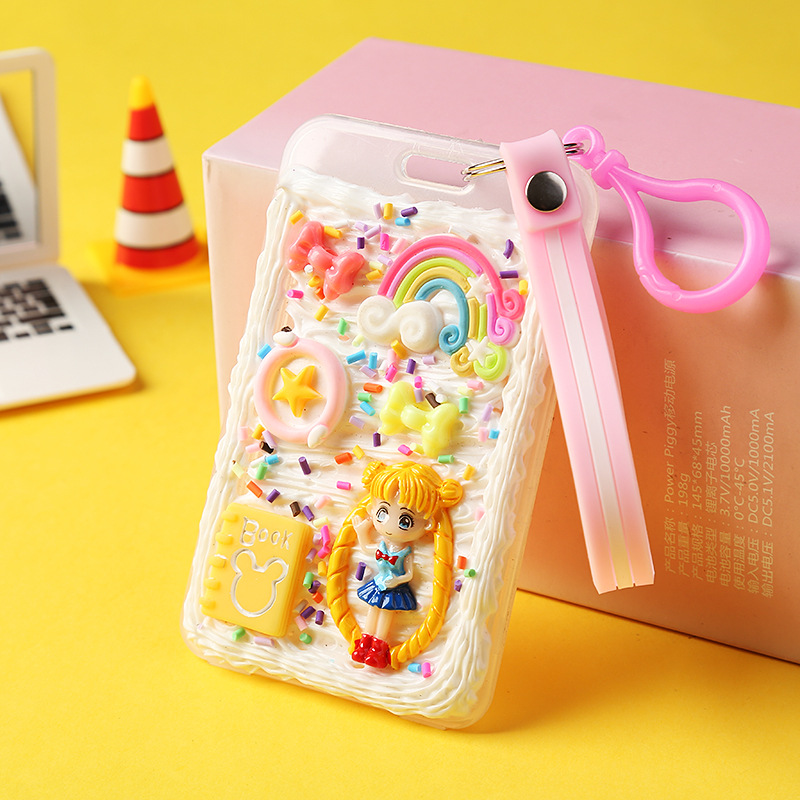Simulation Cream Glue DIY Card Holder Homemade Material Bag Keychain Pendant Creative Handmade Parent-Child Handmade Simulation Cream Glue DIY Card Holder Homemade Material Bag Keychain Pendant Creative Handmade Parent-Child Handmade