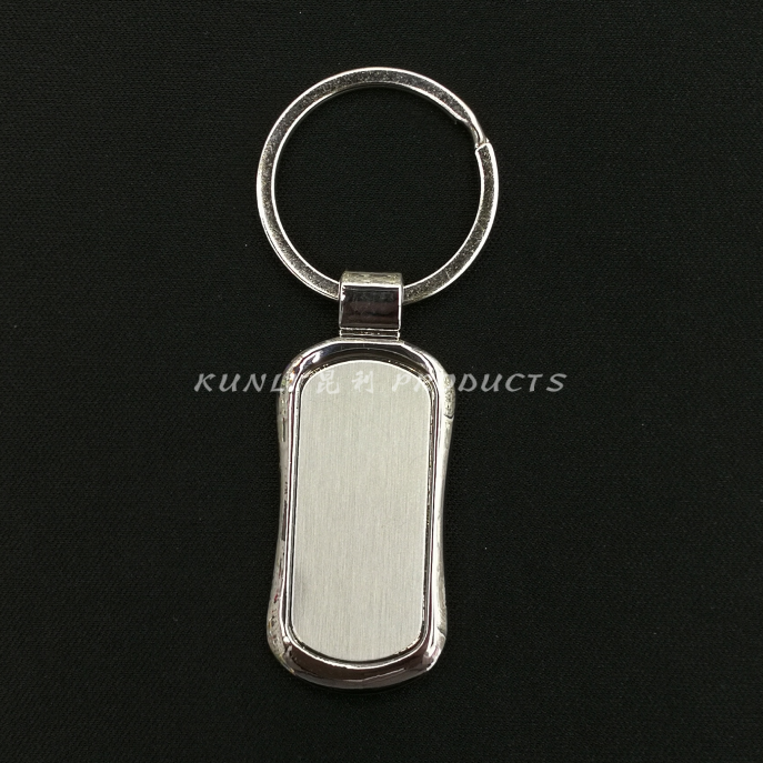 Metal Single Card Kidney-Shaped Keychain Alloy Ethiopia Key Chain Premium Gifts Gift Hanging Buckle
