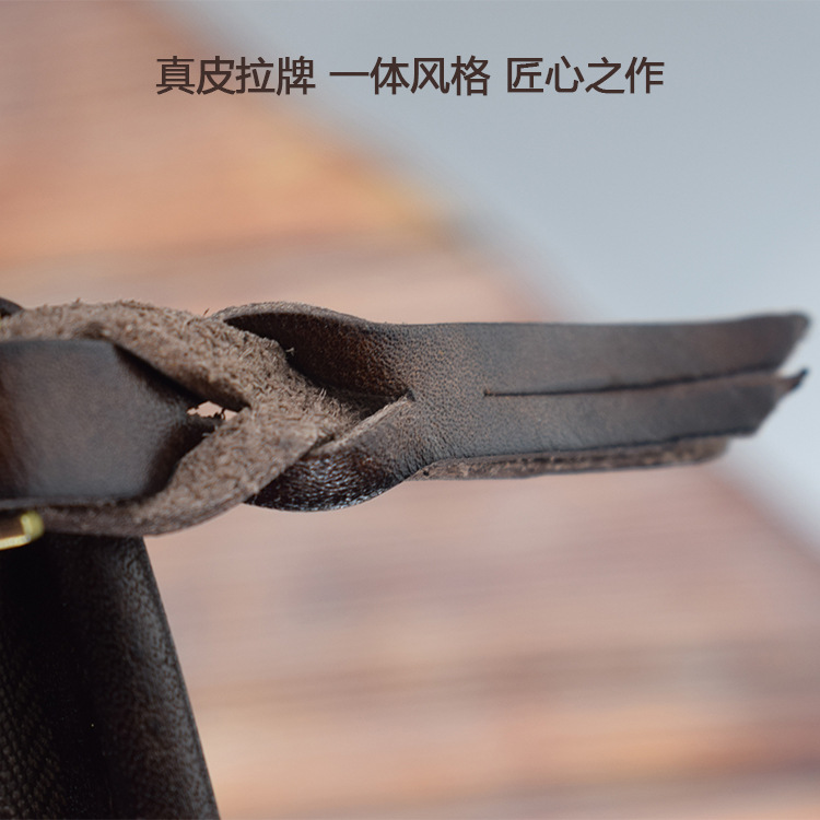 Vegetable Tanned Leather Embossed Creative Car Intelligent Remote Key Case Driving License Card Position SkeletonSkin