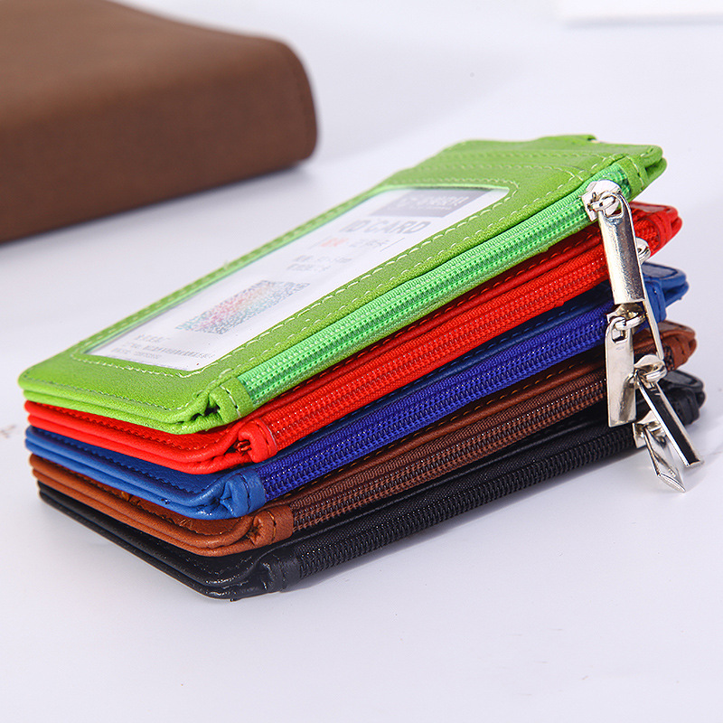 Emplyee&#039;s Card Card Name Tag Multiple Card Slots MultiFunction Key Ring Retractable Buckle Lanyard Change Wallet Wallet