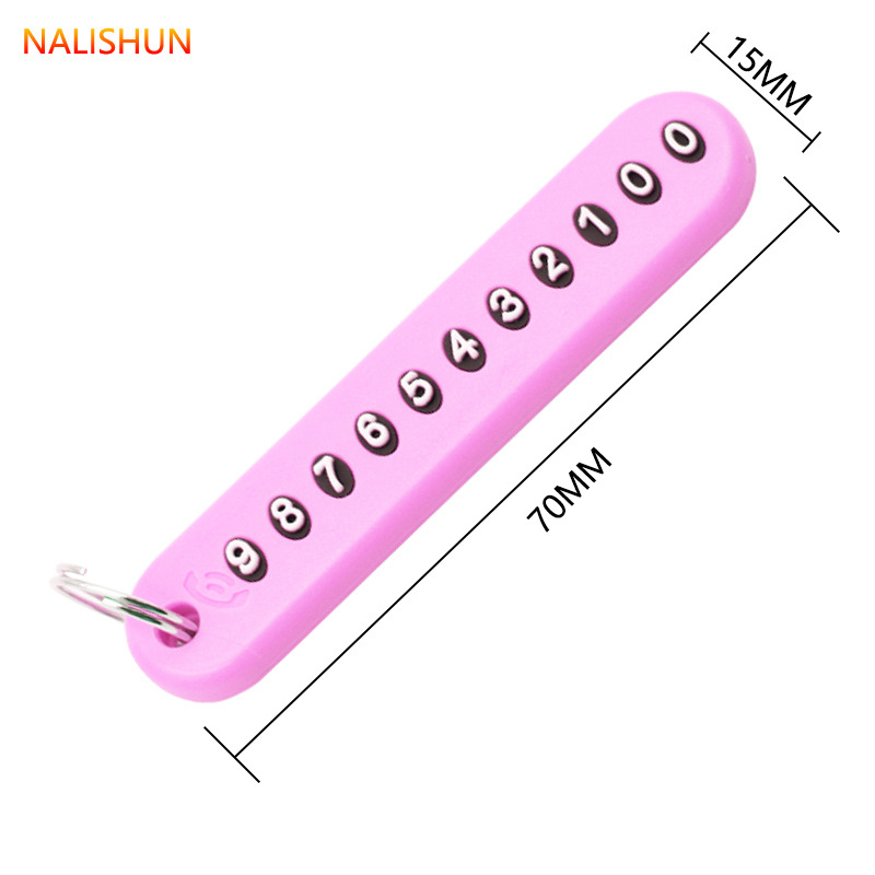 Car Key Ring License Plate Digital Number Plate Creative Card Anti-Lost Pendant Men and Women Ornaments Car Key Ring License Plate Digital Number Plate Creative Card Anti-Lost Pendant Men and Women Ornaments