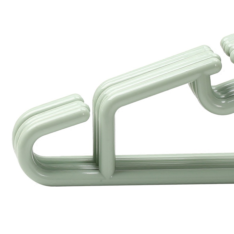 Household plastic clothes hanger clothes hang multi-function Seamless clothes support windbreaker rack Clothes