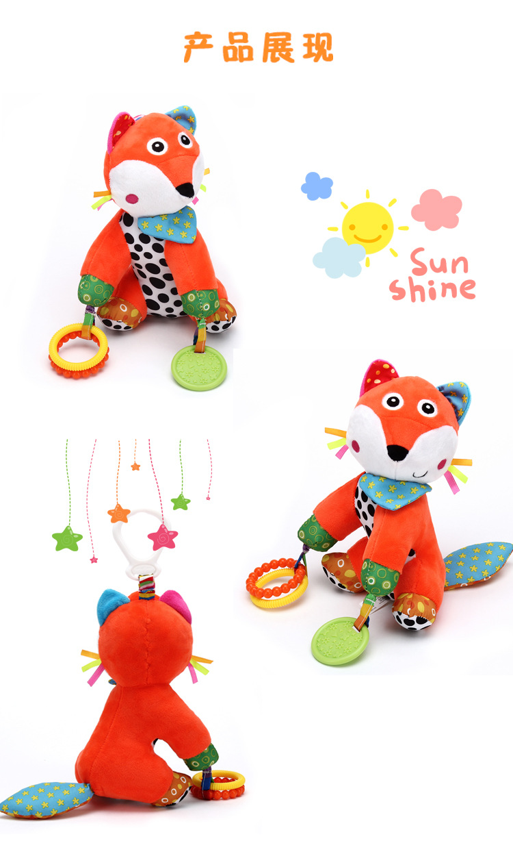 Music 0 to 3 years old baby soothe baby Toys Educational Dolls to wash bed hang wholesale toy manufacturer