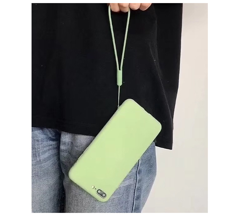 Silicone Lanyard Creative Wrist Lanyard Speaker U Disk Fan Short Hang Rope Liquid Feel Silicone Mobile Phone Lanyard