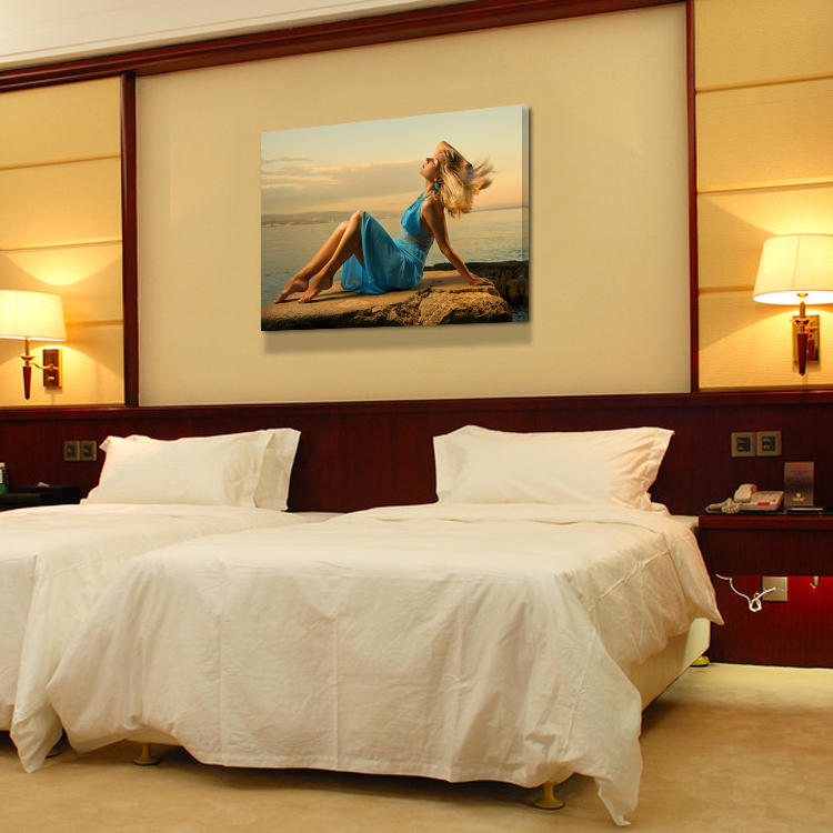 European Gallery Decorative painting room to hang a picture of the bedroom with no box painting corridor corridor