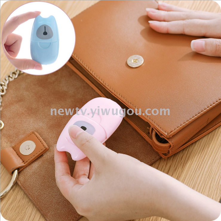 Travel portable soap sheet mini disposable hand wash soap paper travel soap sheet laundry sheet