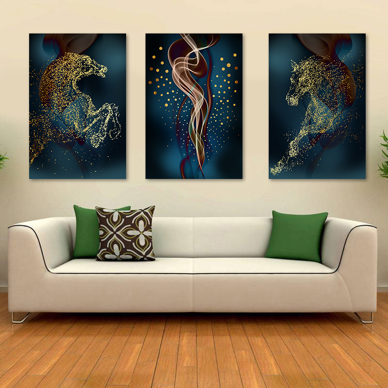 Triad combination type modern sitting room decorates picture sofa setting wall picture contracted hang picture