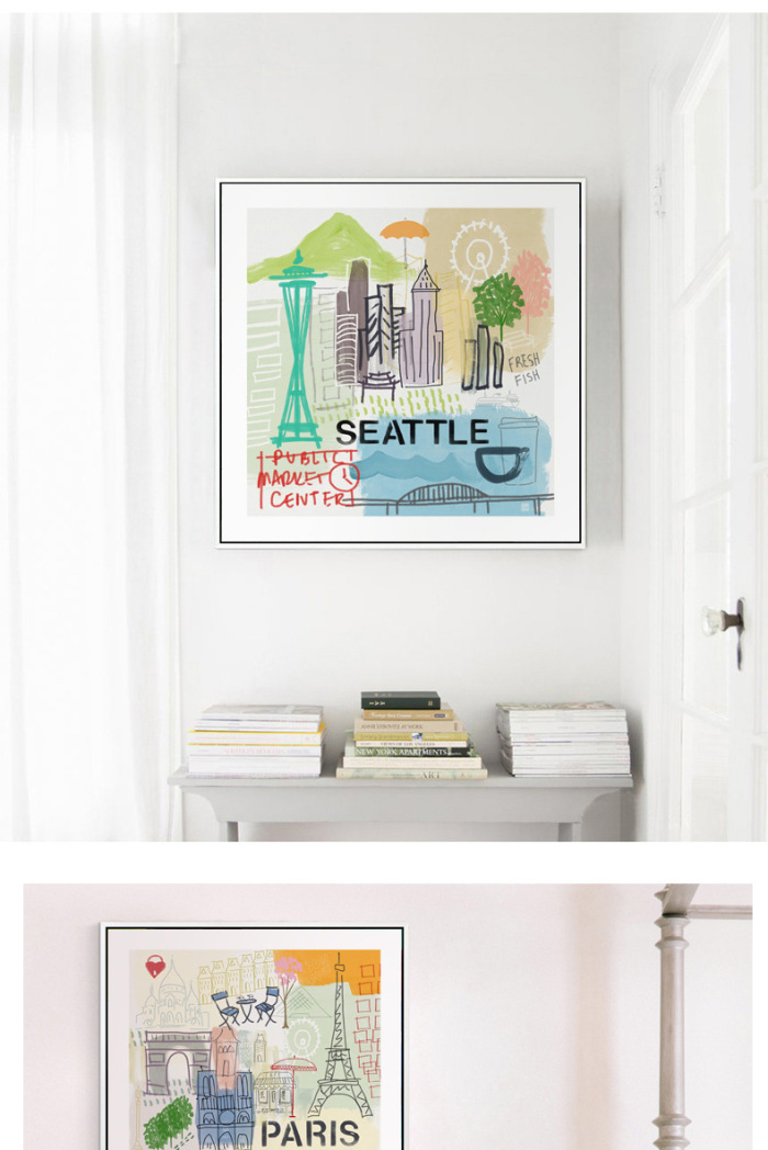 Modern adornment picture is the watercolor living room hang painting the world city architecture landscape painting of north European study. Modern adornment picture is the watercolor living room hang painting the world city architecture landscape painting of north European study.