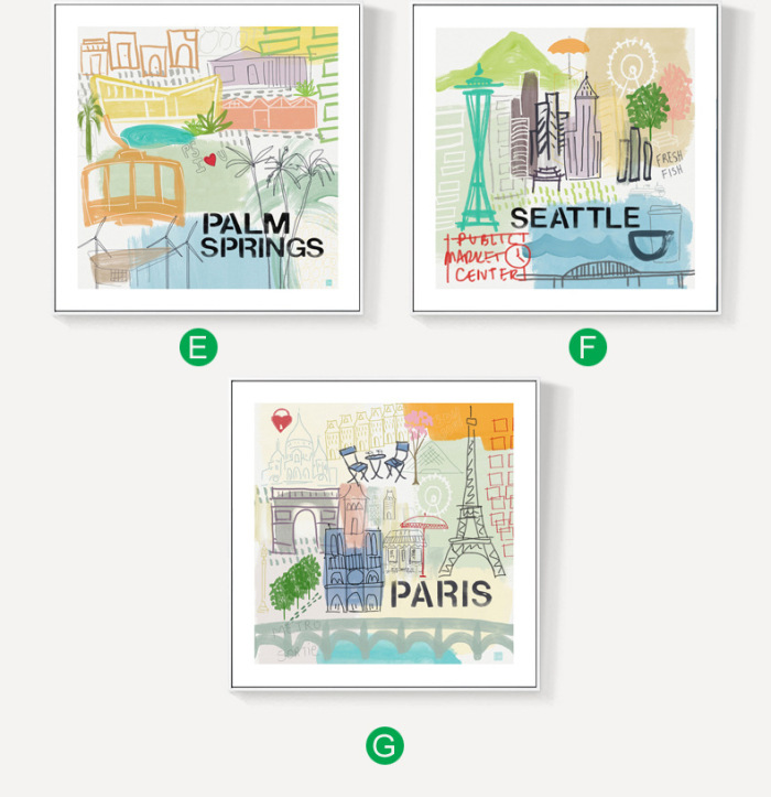 Modern adornment picture is the watercolor living room hang painting the world city architecture landscape painting of north European study. Modern adornment picture is the watercolor living room hang painting the world city architecture landscape painting of north European study.