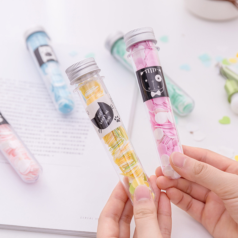 Outdoor Hand Washing Soap Sheet Soap Flake Travel Bottle Handwashing Paper Test Tube Pattern Disposable Soap Slice