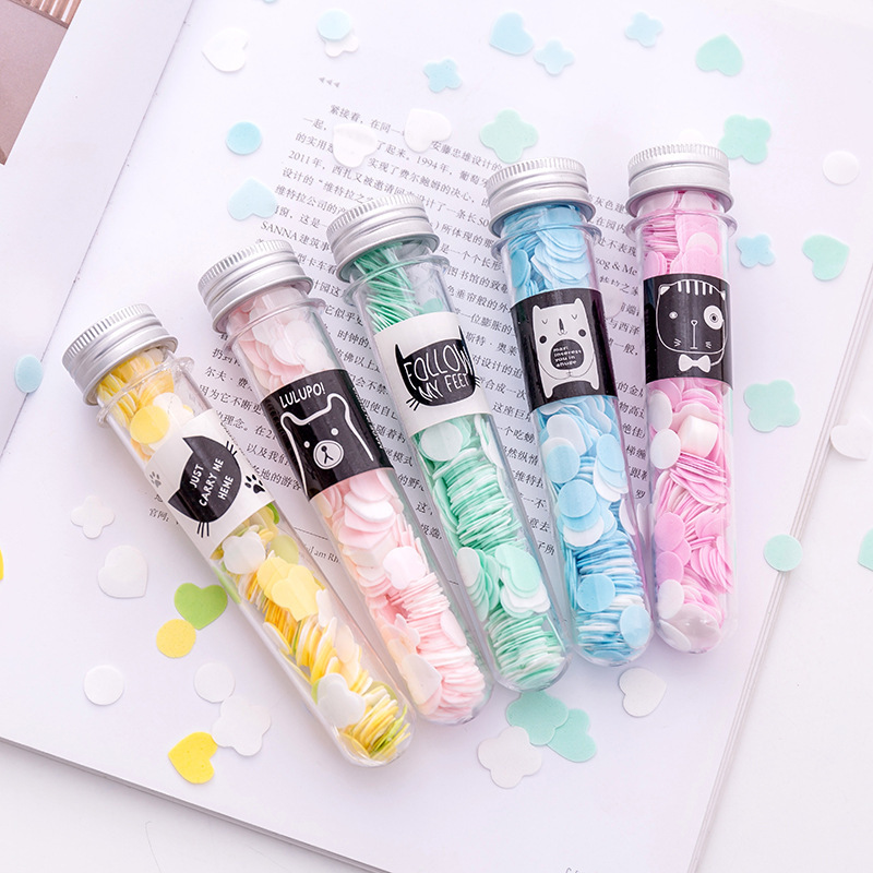 Outdoor Hand Washing Soap Sheet Soap Flake Travel Bottle Handwashing Paper Test Tube Pattern Disposable Soap Slice